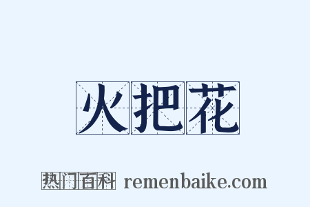 火把花是什么意思的图片